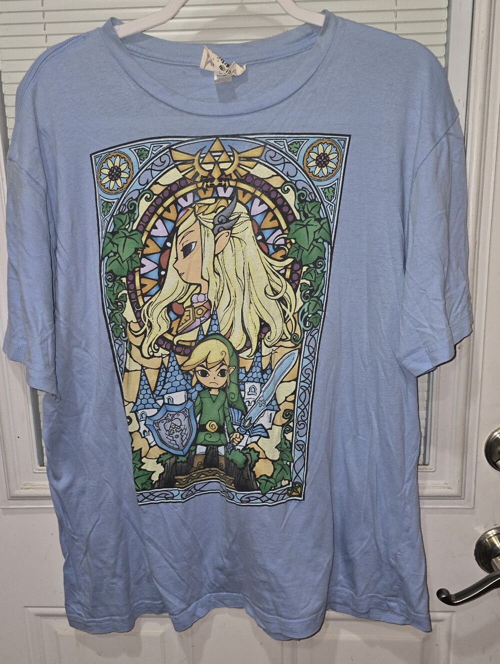 Kids Light Blue Changes Legend of Zelda Tshirt Size XXL